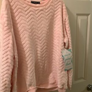 fifth sun XL pink women sweater